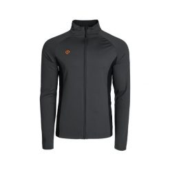 Kurtka polarowa męska Denver Stretch, dwuelastyczna, wiatroszczelna i oddychając. Szare kurtki męskie IZAS, m, bez wzorów, z nylonu, bez ramiączek, bez kaptura. Za 252.13 zł.