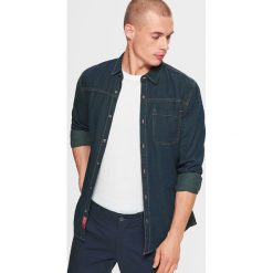 Denimowa koszula - Granatowy. Koszule męskie marki Cropp. W wyprzedaży za 39.99 zł.