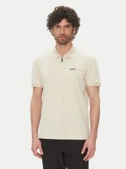 BOSS Polo Philix Pima 50538177 Beżowy Regular Fit. Brązowe koszulki polo męskie Boss, m, bez wzorów, z bawełny, bez kołnierzyka, bez ramiączek. Za 359.99 zł.