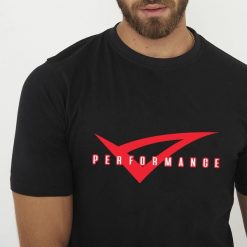 Koszulka Legea Performance Dorosłych. Czarne t-shirty sportowe męskie Legea, m, bez wzorów, z bawełny, sportowe, bez ramiączek. Za 43.00 zł.