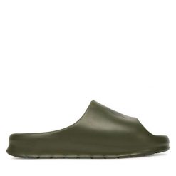 Klapki Lacoste. Brązowe klapki i japonki męskie Lacoste, bez wzorów. Za 169.99 zł.