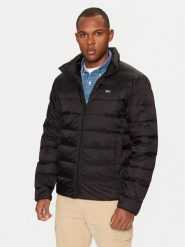 Tommy Jeans Kurtka puchowa DM0DM20658 Czarny Regular Fit. Czarne kurtki męskie Tommy Jeans, m, bez wzorów, z jeansu, bez ramiączek, bez kaptura. Za 759.99 zł.