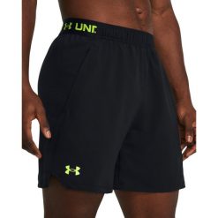 Spodenki Under Armour UA VANISH, Mężczyźni. Czarne szorty sportowe męskie Under Armour, bez wzorów, z poliesteru, sportowe. Za 185.35 zł.