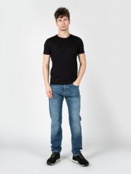 Iceberg T-Shirt "C-Neck" | F0146301 | Mężczyzna | Czarny. Czarne t-shirty męskie Iceberg, m, bez wzorów, z bawełny, bez kołnierzyka, bez ramiączek. W wyprzedaży za 359.00 zł.