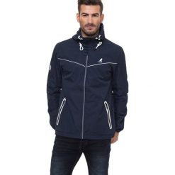 Kurtka w kolorze granatowym. Niebieskie kurtki męskie Lonsdale, Kangol, Crosshatch, m, bez wzorów, bez ramiączek, bez kaptura. W wyprzedaży za 259.95 zł.