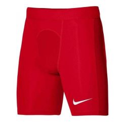 Męskie Spodenki Kompresyjne Pro Strike DriFIT. Czerwone szorty sportowe męskie Nike, bez wzorów, sportowe. Za 141.99 zł.