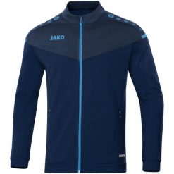 Kurtka Jako polyester Champ 2.0. Niebieskie kurtki męskie Jako, bez wzorów, sportowe, bez ramiączek, bez kaptura. Za 160.00 zł.