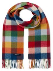 Andrew James Męski wełniany szalik Mężczyźni Wełna niebieski|zielony|czerwony|wielokolorowy|pomarańczowy w kratkę, ONE SIZE. Brązowe szaliki męskie Andrew James, bez wzorów, z wełny, klasyczne. Za 229.95 zł.