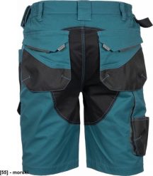 CERVA DAYBORO szorty - męskie spodnie robocze, odblaskowe elementy, 100 % TRIFIBETEX - morski 48. Zielone szorty sportowe męskie CERVA, bez wzorów, sportowe. Za 125.94 zł.