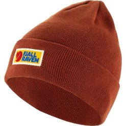 Czapka zimowa Fjallraven Vardag Classic Beanie - terracotta brown. Czerwone czapki męskie Fjällräven, na zimę, bez wzorów, sportowe. Za 140.99 zł.