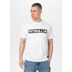 Koszulka męska Pitbull Hilltop. Białe t-shirty sportowe męskie PITBULL, m, bez wzorów, z bawełny, casualowe, bez ramiączek. Za 69.99 zł.