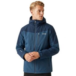 Kurtka trekkingowa męska Regatta Wentwood IX 3w1. Niebieskie kurtki męskie Regatta, m, bez wzorów, z poliesteru, sportowe, bez ramiączek, bez kaptura. Za 502.00 zł.