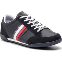 Sneakersy TOMMY HILFIGER - Corporate Material Mix Cupsole FM0FM02046 Midnight 403. Buty sportowe na co dzień męskie marki Tommy Hilfiger. W wyprzedaży za 359.00 zł.