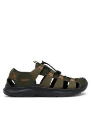 Keen Sandały Seanik H2 M 1030387 Khaki. Brązowe sandały męskie Keen, z materiału, bez zapięcia. Za 249.99 zł.