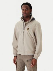 Aeronautica Militare Kurtka bomber 261AB3050UCT04290 Beżowy Regular Fit. Brązowe kurtki męskie Aeronautica Militare, m, bez wzorów, z syntetyku, bez ramiączek, bez kaptura. Za 899.99 zł.