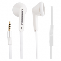 Modecom MC-131 białe. Słuchawki douszne marki MODECOM. Za 29.90 zł.
