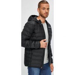 Columbia - Kurtka puchowa Lake 22. Czarne kurtki męskie Columbia, z materiału, z krótkim rękawem. Za 529.90 zł.
