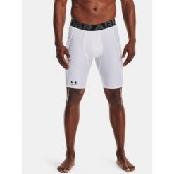 Spodenki męskie Under Armour HG Armour Long Shorts. Białe szorty sportowe męskie Under Armour, bez wzorów, sportowe. Za 109.99 zł.