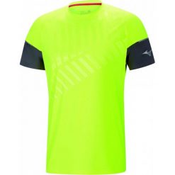 Mizuno T-Shirt Męski Shadow Tee Castlerock/Safety Yellow Xl. Żółte t-shirty sportowe męskie Mizuno, sportowe, z krótkim rękawem. W wyprzedaży za 135.00 zł.