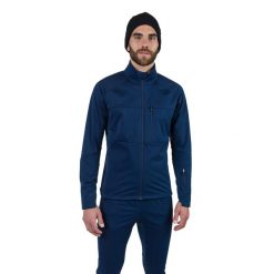 Kurtka męska Rossignol Genetys. Niebieskie kurtki męskie Rossignol, m, bez wzorów, sportowe, bez ramiączek, bez kaptura. Za 419.99 zł.