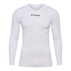 Dżersej z długim rękawem Hummel Bl Essential. Białe koszulki męskie z długim rękawem HUMMEL, bez wzorów, z dżerseju, sportowe, bez kołnierzyka, bez ramiączek. Za 144.00 zł.