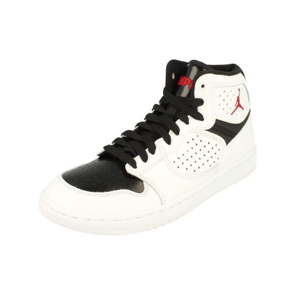 Buty do chodzenia męskie Nike Air Jordan Access. Białe buty do biegania męskie Nike, bez wzorów, z materiału, bez zapięcia, do biegania, nike air jordan. Za 499.99 zł.