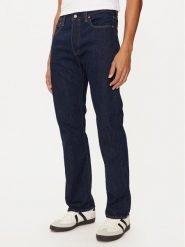 Levi's® Jeansy 501® 00501-0101 Granatowy Original Fit. Niebieskie jeansy męskie bez wzorów, z jeansu. Za 429.99 zł.
