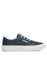 Tommy Jeans Sneakersy Th Central Cc And Coin Granatowy. Niebieskie buty sportowe na co dzień męskie Tommy Jeans, m, bez wzorów, z jeansu, bez ramiączek, bez kaptura. Za 239.99 zł.
