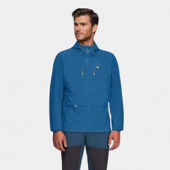 Kurtka męska softshell Alpinus Pourri. Niebieskie kurtki softshell męskie Alpinus, m, bez wzorów, z softshellu, bez kaptura, trekkingowe. Za 299.00 zł.