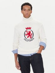Tommy Hilfiger Golf MW0MW41482 Écru Regular Fit. Kardigany męskie Tommy Hilfiger, m, bez wzorów, z bawełny, bez ramiączek. Za 699.99 zł.