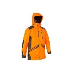 Kurtka myśliwska SUPERTRACK FLUO. Brązowe kurtki męskie SOLOGNAC. Za 549.99 zł.