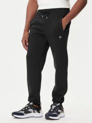 HUGO Spodnie dresowe Dimacs 50533695 Czarny Relaxed Fit. Czarne spodnie dresowe męskie Hugo, bez wzorów, z bawełny. Za 549.99 zł.