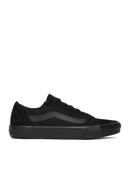 Vans Tenisówki C-VERO LS VN000Y7HBKA Czarny. Czarne trampki męskie Vans, bez wzorów, ze skóry, bez zapięcia. Za 239.99 zł.