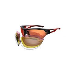 Okulary przeciwsłoneczne na rower XC 100 PACK 4 pary wymiennych szkieł. Okulary przeciwsłoneczne męskie marki ROCKRIDER. Za 119.99 zł.