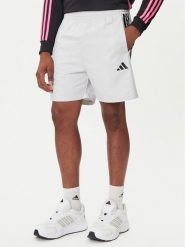Adidas Szorty sportowe Common Goal JW0239 Szary Regular Fit. Szare szorty sportowe męskie ADIDAS, bez wzorów, z syntetyku, sportowe. Za 139.99 zł.