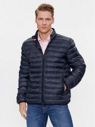 Tommy Hilfiger Kurtka przejściowa Core Circular MW0MW18763 Granatowy Regular Fit. Niebieskie kurtki męskie Tommy Hilfiger, m, bez wzorów, z syntetyku, bez ramiączek, bez kaptura. Za 659.99 zł.