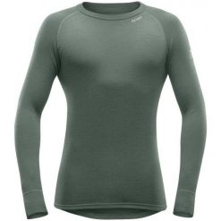 Devold Męska Koszulka Expedition Man Shirt, Forest, L. Szare bielizna termoaktywna męska Devold, z wełny, z długim rękawem. Za 299.00 zł.