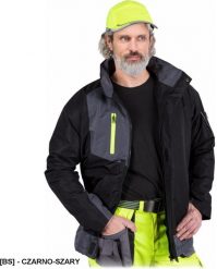 HYPER-J - Kurtka ocieplana polarem z kapturem chowanym w kołnierzu M. Kurtki męskie Reis, m, bez wzorów, z polaru, bez ramiączek, z kapturem. Za 244.71 zł.