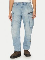 G-Star Raw Jeansy Rovic 3D Loose D26149-D788 H119 Niebieski Loose Fit. Niebieskie jeansy męskie G-Star Raw, bez wzorów, z bawełny, retro. Za 499.99 zł.
