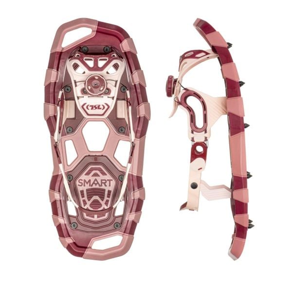 Rakiety śnieżne TSL Smart. Czerwone buty trekkingowe męskie TSL, na zimę, bez wzorów, bez zapięcia, trekkingowe. Za 818.50 zł.