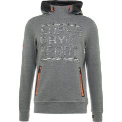 Superdry GYM TECH COURT OVERHEAD Bluza z kapturem urban grey heather. Bluzy nierozpinane męskie marki Superdry. Za 419.00 zł.