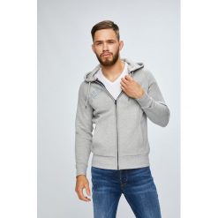 Tommy Hilfiger - Bluza. Szare bluzy z kapturem męskie marki Tommy Hilfiger, l, z nadrukiem, z bawełny, z kapturem. Za 399.90 zł.