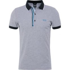 BOSS ATHLEISURE PAULE SLIM FIT Koszulka polo black. Szare koszulki polo męskie BOSS ATHLEISURE, z bawełny, polo. Za 419.00 zł.