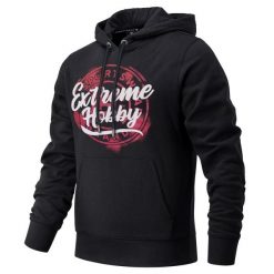 Bluza męska z kapturem EXTREME HOBBY BADGE. Czarne bluzy nierozpinane męskie EXTREME HOBBY, m, bez wzorów, z bawełny, bez ramiączek, z kapturem. Za 239.00 zł.