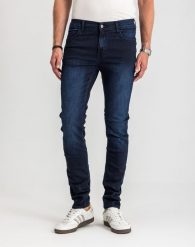 Męskie Spodnie Jeansowe Mustang Style Frisco Skinny Denim Blue 1017116 5000 801, W35 L36. Niebieskie spodnie na co dzień męskie Mustang, bez wzorów, z bawełny, eleganckie. Za 219.99 zł.