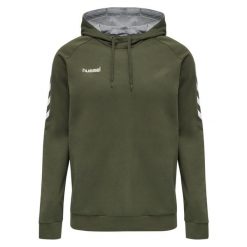 Bluza Hummel hmlGO. Brązowe bluzy nierozpinane męskie HUMMEL, m, bez wzorów, biznesowe, bez ramiączek, bez kaptura. W wyprzedaży za 180.00 zł.
