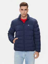 Tommy Jeans Kurtka puchowa DM0DM18909 Granatowy Regular Fit. Niebieskie kurtki męskie Tommy Jeans, m, bez wzorów, z jeansu, bez ramiączek, bez kaptura. Za 589.99 zł.