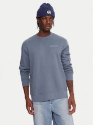 Quiksilver Bluza Salt Water Graphic EQYFT05127 Niebieski Comfort Fit. Niebieskie bluzy nierozpinane męskie Quiksilver, m, bez wzorów, z bawełny, bez ramiączek, bez kaptura. Za 269.99 zł.