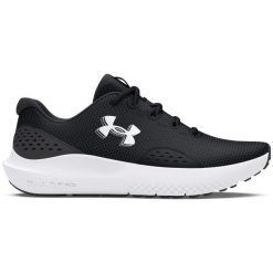 Buty Under Armour UA CHARGED SURGE 4, Mężczyźni. Czarne buty do biegania męskie Under Armour, bez wzorów, bez zapięcia, do biegania. Za 294.50 zł.