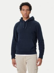 Mustang Bluza Bronson 1016966 Granatowy Regular Fit. Niebieskie bluzy nierozpinane męskie Mustang, m, bez wzorów, z bawełny, bez ramiączek, bez kaptura. Za 239.99 zł.
